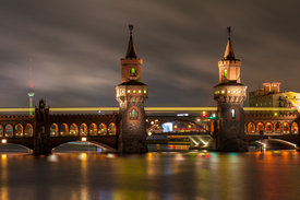 Oberbaumbrücke im Lichterschein/10578021