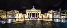 Brandenburger Tor Berlin Panorama bei Nacht/10671794