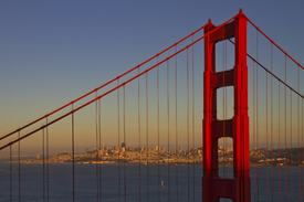 Golden Gate Bridge & Downtown/10735773