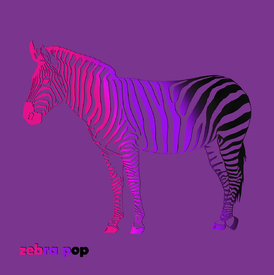 Zebra POP-ART pink-lila/10753695