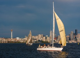 Seattle Skyline Regatta/10965095