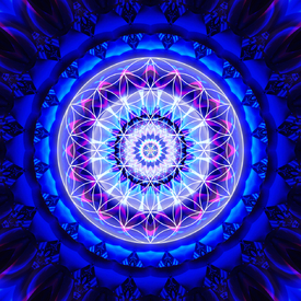 Mandala Sicherheit mit Blume des Lebens/10991756