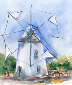 Griechische Windmühle/11014054