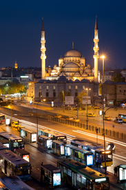 New mosque at night,  Istanbul Turkey/11077453