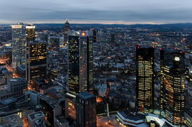 Skyline Frankfurt am Main am Abend/11192286