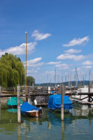 Boote am Yachthafen der Insel Reichenau /11291306