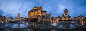 Berlin - Gendarmenmarkt Panorama zur blauen Stunde/11473290