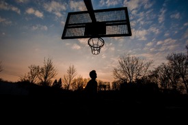 Basketball at Sunset/11484655