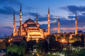 Istanbul - Sultan Ahmed Moschee zur blauen Stunde/11498296
