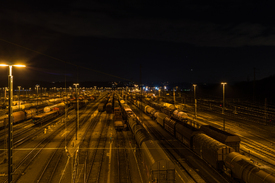 Rangierbahnhof bei Nacht/11513871