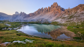 Alpen Berg See in den Dolomiten/11556764