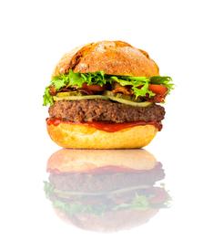 Hamburger auf Weißem Hintergrund/11917003