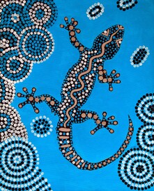 Aboriginal Art Gecko/11939594