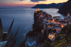 Cinque Terre Vernazza Blaue Stunde/11990778