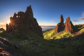 Schottland Old Man of Storr Sonnenaufgang Panorama/12000561