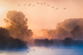 Sonnenaufgang an einem See/12061210