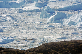 Menschen am Eisfjord/12390836