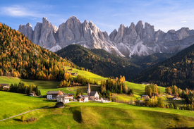 Herbst im Villnösstal in Südtirol/12643066