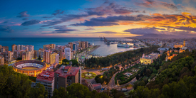 Sonnenuntergang in Malaga/12659863