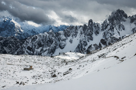 Winterwanderung in den Dolomiten/12684030