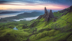Old Man of Storr Panorama am Morgen/12693770
