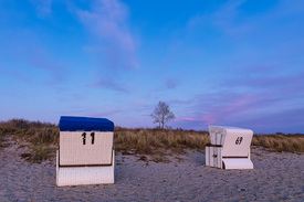 Strand in Kloster auf der Insel Hiddensee am Abend/12728004