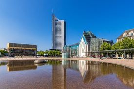 Blick über den Augustusplatz in der Stadt Leipzig/12730804