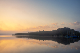 Sonnenaufgang in Seedorf am Schaalsee/12753697