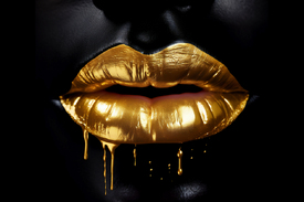 Goldene Lippen KI/12757252