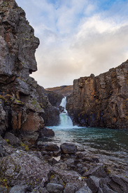 Blick auf den Wasserfall Tofufoss in Island/12768165