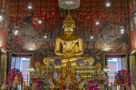 Meditierender Buddha im Wat Saket/12778797