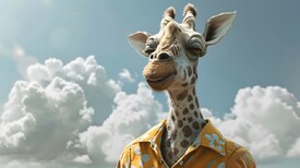 Giraffe im Urlaub/12793970