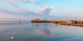 Schiffsanleger in Langenargen am Bodensee/12809844