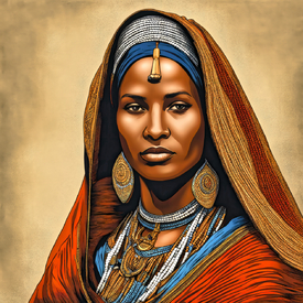 Tuareg Frau KI/12817680