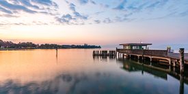 Langenargen am Bodensee in der Morgendämmerung/12818041