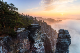 Sonnenaufgang in der Sächsischen Schweiz/12898724