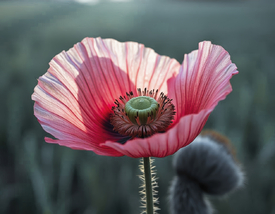 Klatschmohn und Knospen KI/12899136
