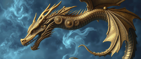 Goldener Drache KI/12902150