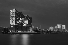 Hamburg - Elbphilharmonie Schwarz-Weiß /12904022