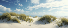 Dünen Gras Meer KI/12904063