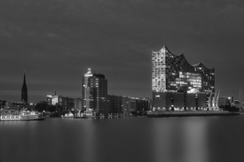 Hamburg - Elbphilharmonie Schwarz-Weiß /12904425
