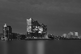 Hamburg - Elbphilharmonie Schwarz-Weiß /12904563