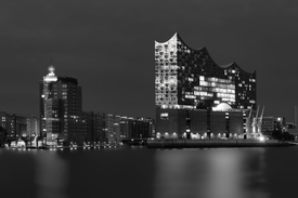 Hamburg - Elbphilharmonie Schwarz-Weiß /12904564