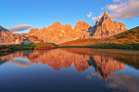 Sonnenuntergang in den Dolomiten/12907415