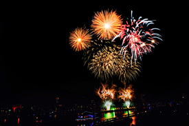 Kölner Lichter - Skyline Feuerwerk/12908053