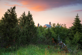 Blick zum Fichtelberghaus im Sommer /12914914
