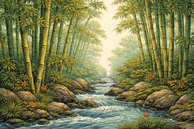 Der Pfad der Bambusgeister KI/12940470