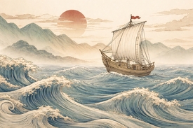 Die Reise im Morgengrauen KI/12940800