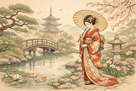 Frühlingsruhe am Pagodenteich KI/12940803