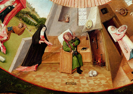 Bild-Nr: 31000077 Sloth, detail from the Table of the Seven Deadly Sins and the Four Last Things, Bild-Nr: 31000077 Sloth, detail from the Table of the Seven Deadly Sins and the Four Last Things, Erstellt von: Bosch, Hieronymus